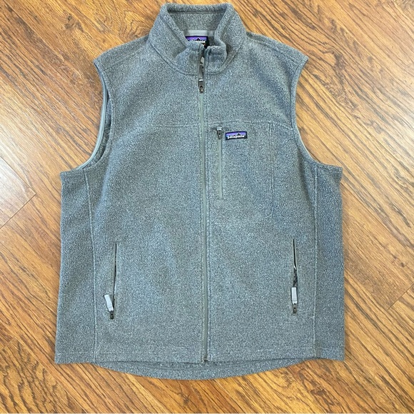 Patagonia Other - Patagonia Mens Better Sweater Fleece Gray Vest Company Logo XL